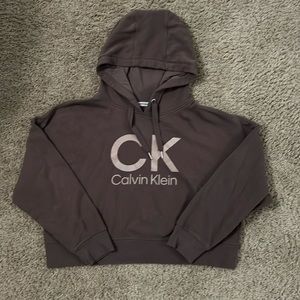 Calvin Klein crop top sweatshirt, size extra large